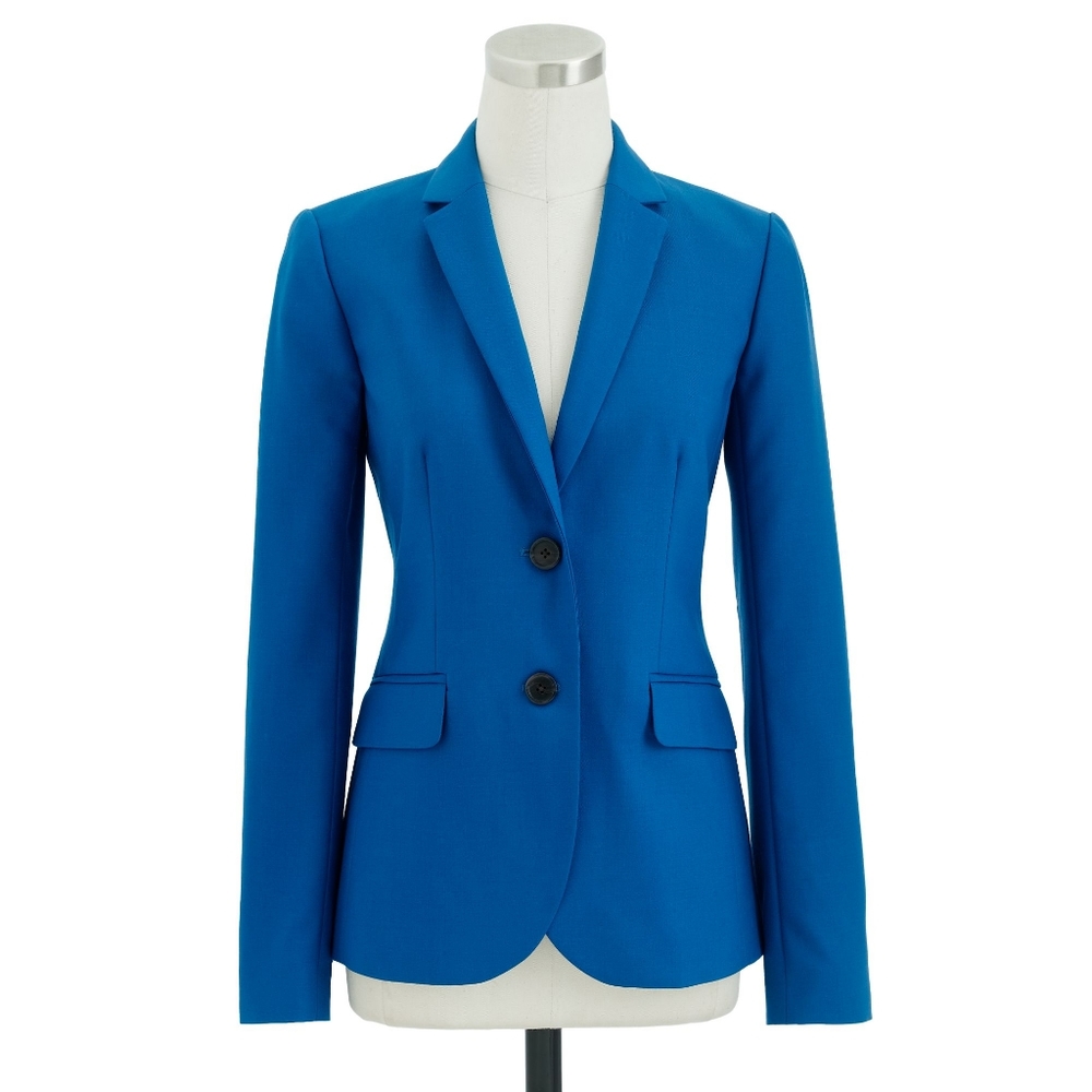 NWT J Crew blue blazer , Super 120's
